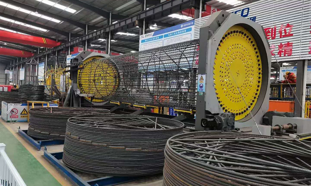 High Precision CNC Steel Pile Cage Welding Machine