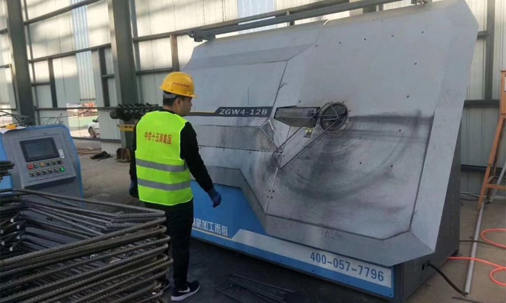 Automatic Steel Bar Bender Cutter Machine