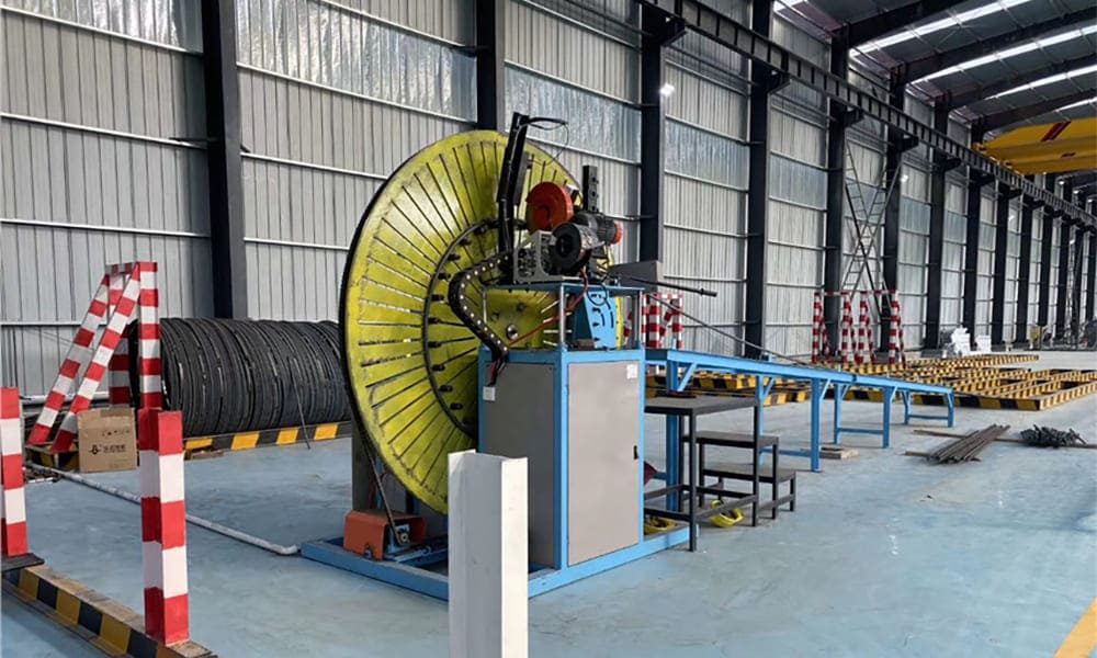 Application of Automatic Steel Bar Ring Bending Machine 02
