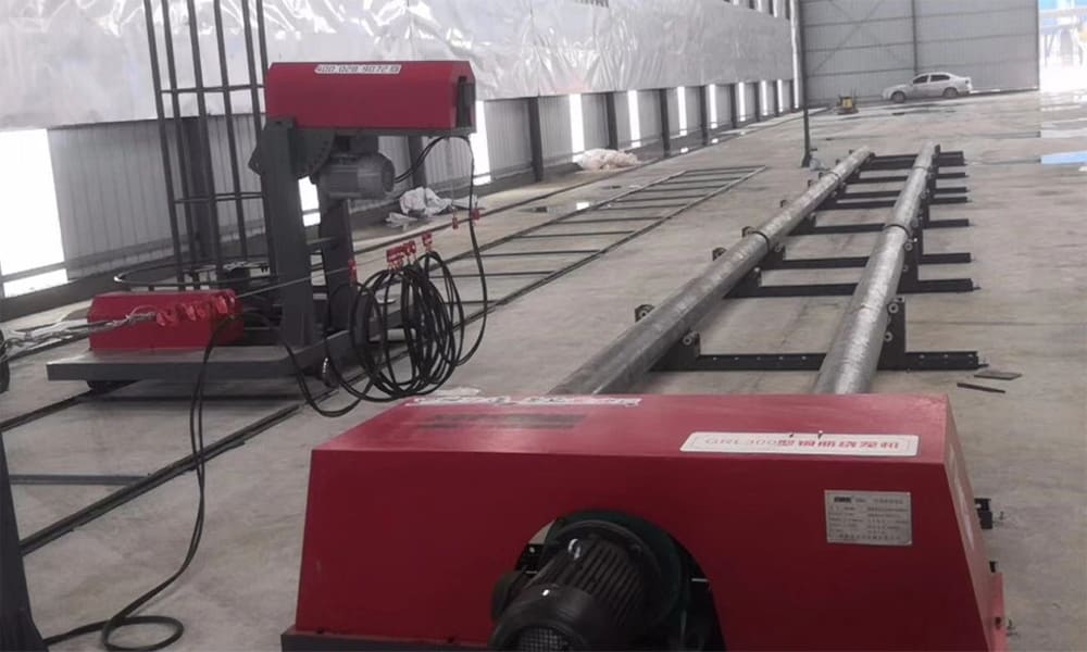 Steel Pile Winding Machine for Bridge and Tunnel