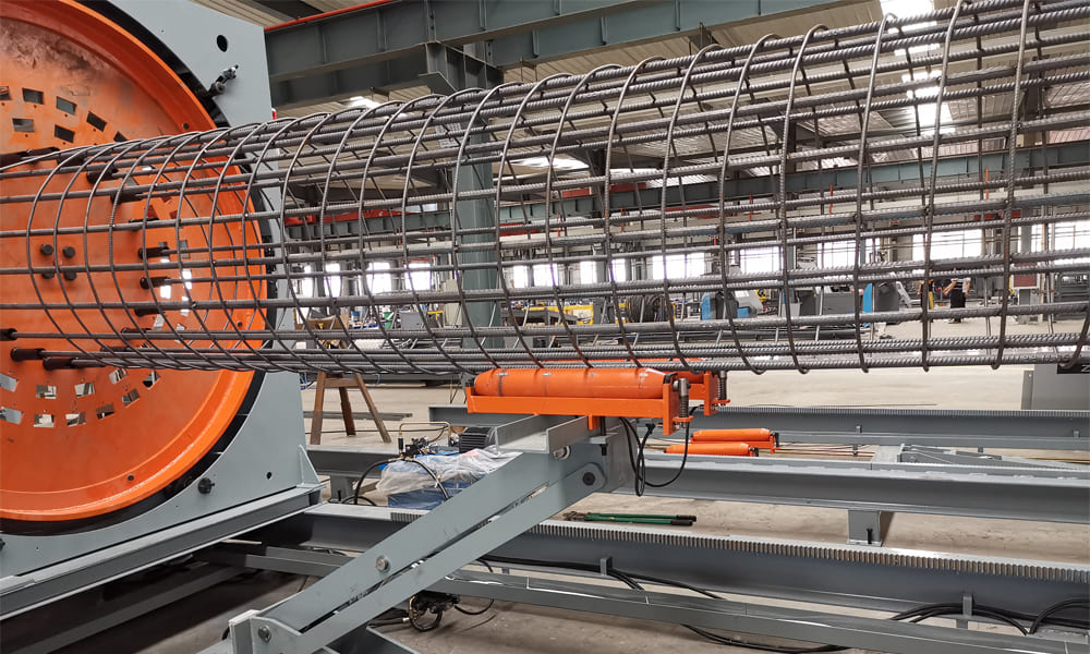 Steel Reinfrocement Bar Cage Winding Machine
