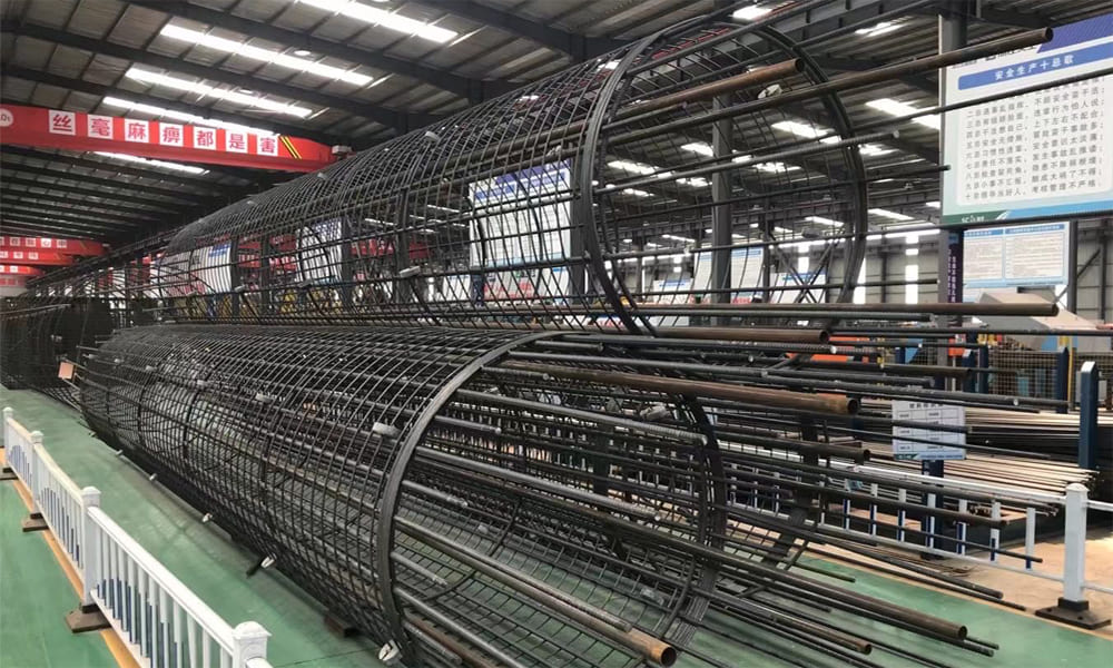 Process of Steel Cage Winding Machine