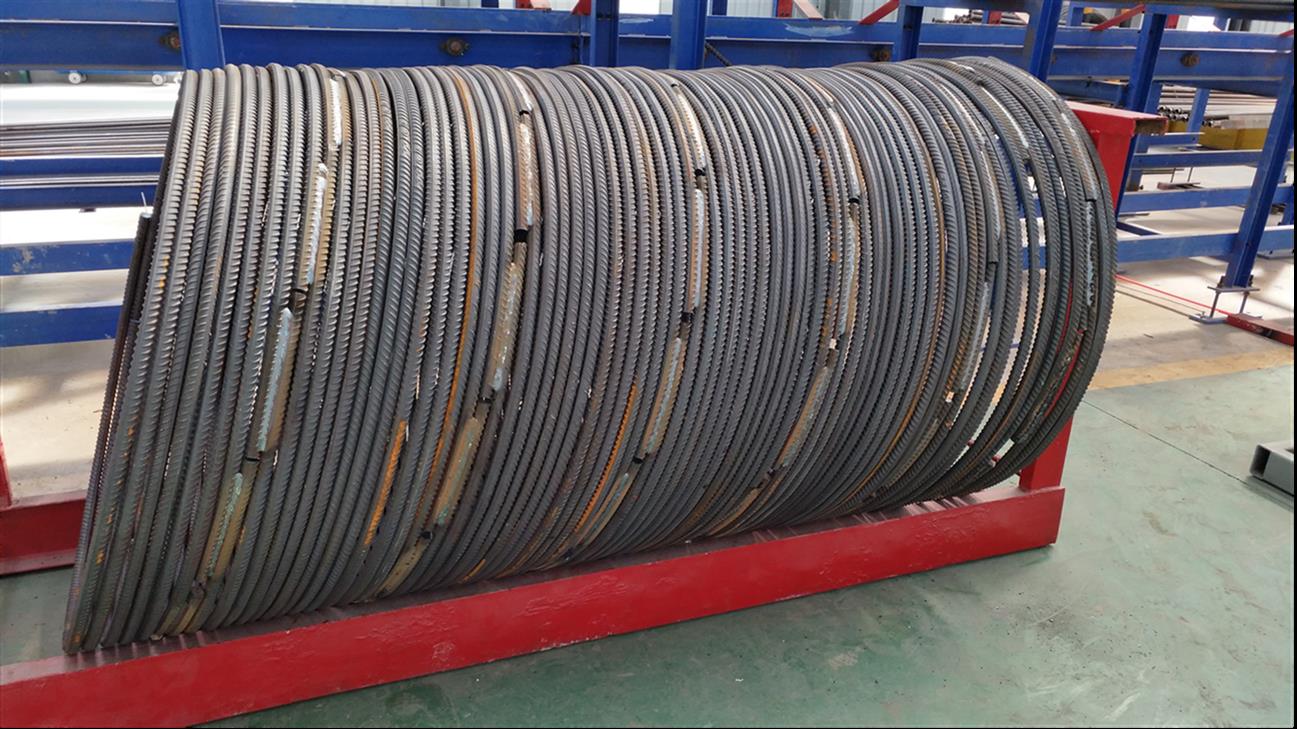 2500mm Model CNC Steel Bar Ring Machine