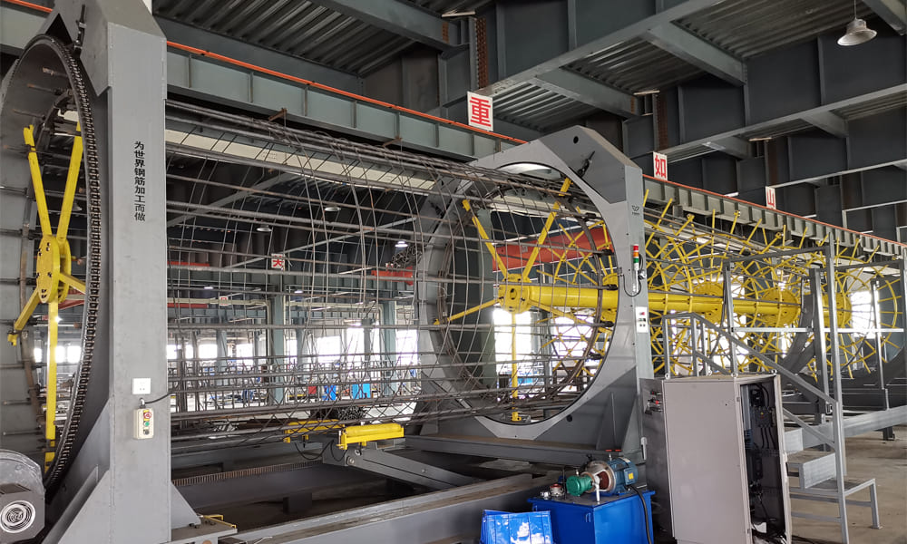 GHM Machinery Intelligent Rebar Cage Produce Process