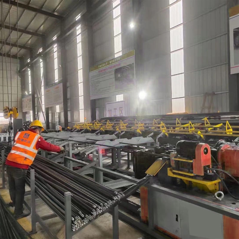 Threading Frown Line CNC Steel Bar Threading Line - GHM MACHINE