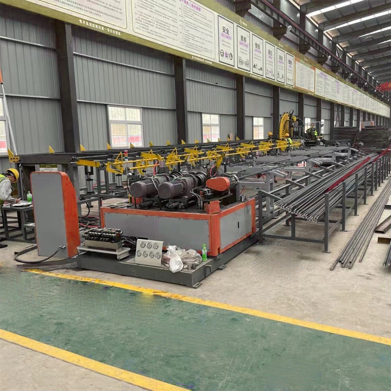 Threading Frown Line CNC Steel Bar Threading Line - GHM MACHINE