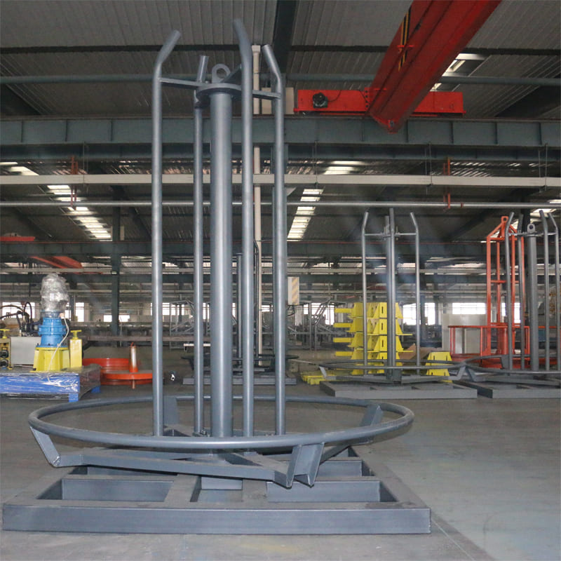 Steel Bar Coil Rotating Pay-off Stand - GHM MACHINE