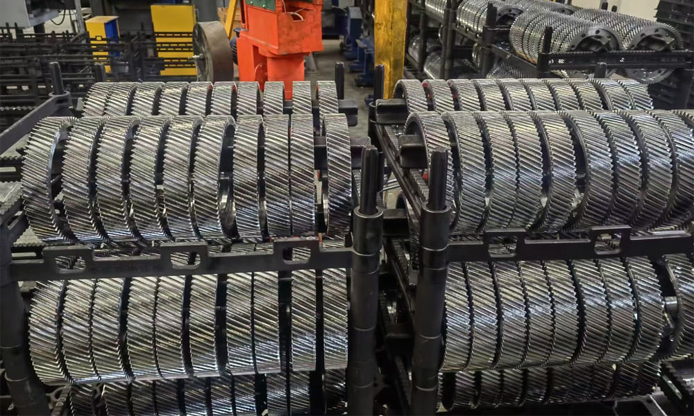 Helical vs. Spur Gears in Steel Bar Cutting Machine Gearbox